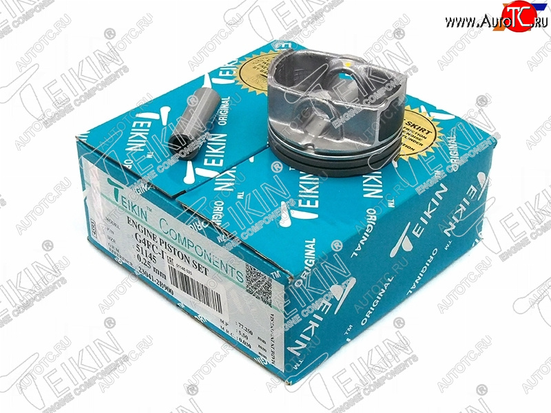 5 999 р. Поршни (к-т 4 шт) HYUNDAI SOLARISELANTRAI20I30KIA CEEDSOULCERATO 1,41,6 G4FAG4FC 10- TEIKIN 51145 025  с доставкой в г. Керчь