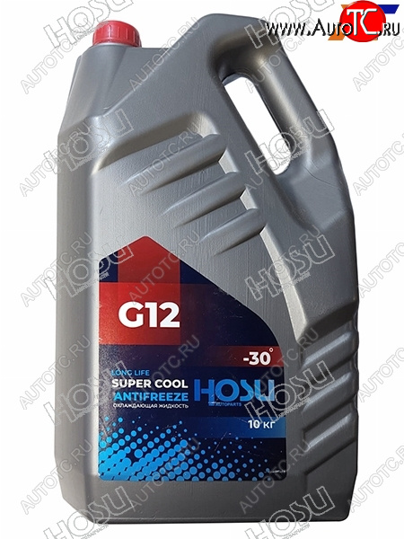 1 539 р. Антифриз (SUPER COOL G12 10 кг. -30 C красный) HOSU HSCL0009  с доставкой в г. Керчь