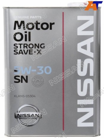 4 199 р. Масло моторное NISSAN (металлическая канистра) SN 5W-30 4Л NISSAN KLAN5-05304  с доставкой в г. Керчь. Увеличить фотографию 1