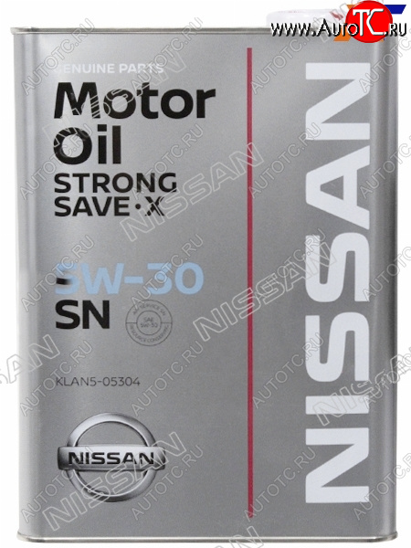 4 199 р. Масло моторное NISSAN (металлическая канистра) SN 5W-30 4Л NISSAN KLAN5-05304  с доставкой в г. Керчь