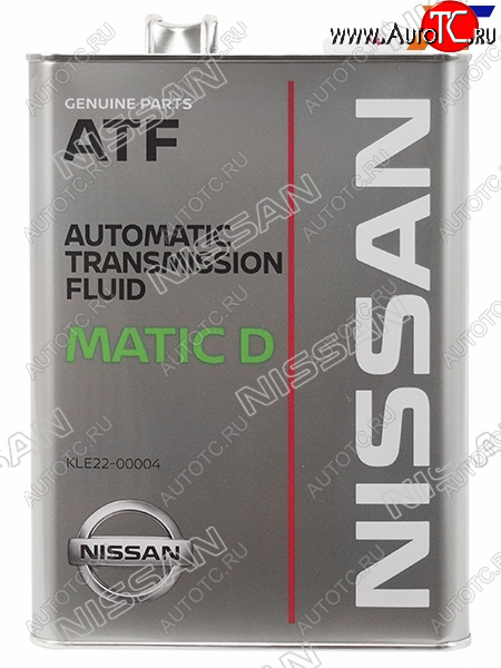 6 399 р. Масло трансмиссионное NISSAN MATIC D (ATF) 4Л. NISSAN KLE22-00004  с доставкой в г. Керчь