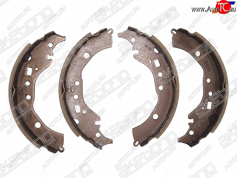 4 849 р. Колодки тормозные барабанные задние LH-RH SAT Toyota Premio T260 дорестайлинг (2007-2010)  с доставкой в г. Керчь