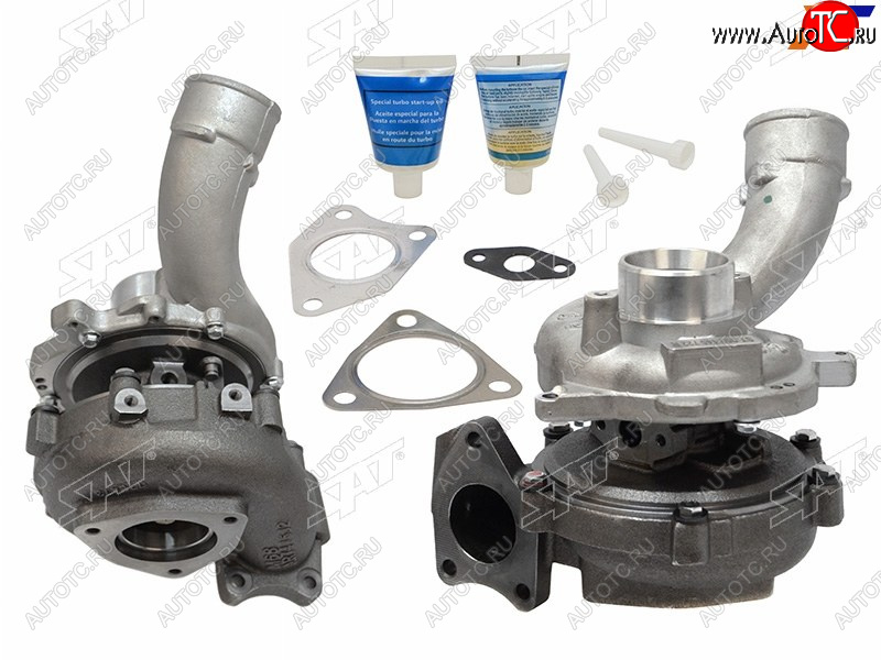36 999 р. Турбина Audi A6 04-10  Q7 05-15  Volkswagen Touareg 02-14  Audi A6 allroad quattro 06-12  S6 06- SAT ST-059 145 722 R  с доставкой в г. Керчь