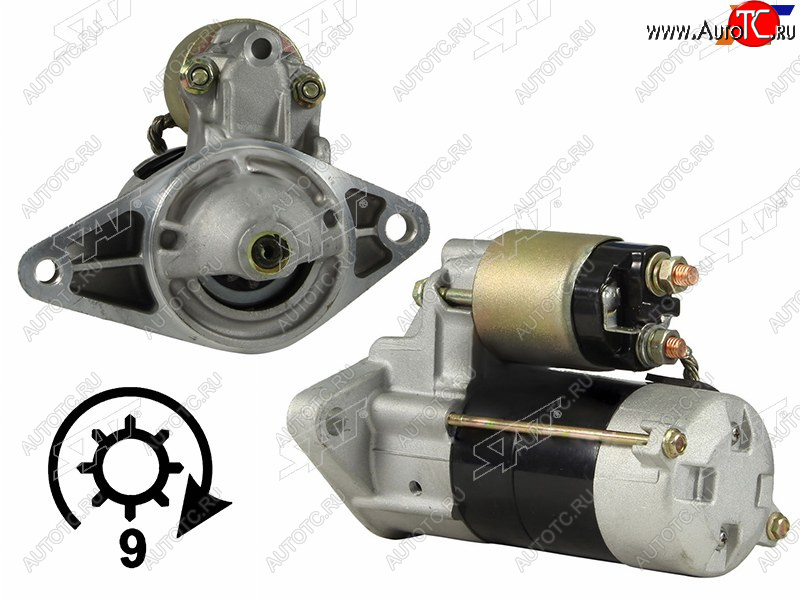 3 699 р. Стартер Toyota Caldina (T190,T210) 92-02  Corolla (E90,E100,E110) 87-02  Carina (T170,T190,T210) 8 SAT ST-28100-16070  с доставкой в г. Керчь