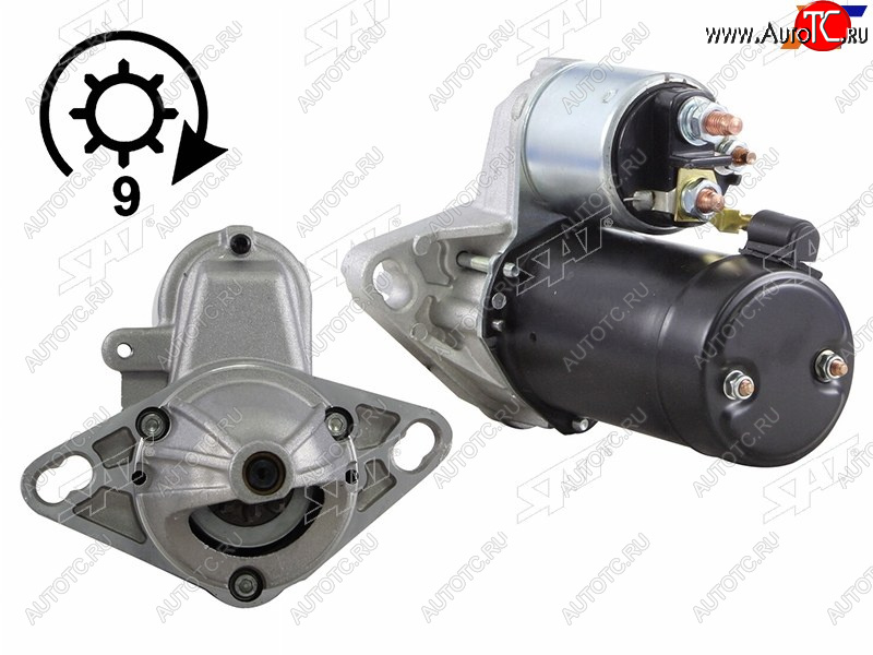 5 549 р. Стартер Honda Accord 97-03  Civic 95-00 (1 kW Z=9) SAT ST-64-0050  с доставкой в г. Керчь