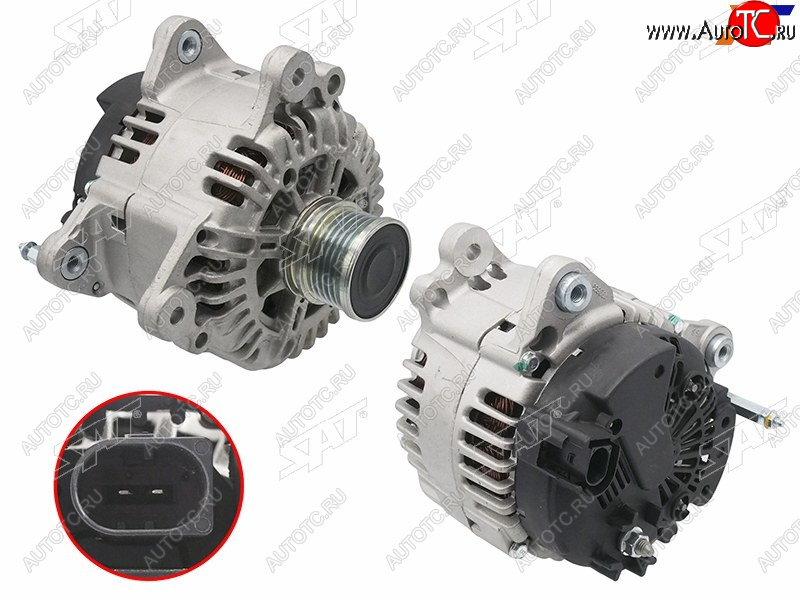 13 199 р. Генератор AUDI A3SEAT EXEOSKODA SUPERBVOLKSWAGEN AMAROKEOSMULTIVAN 2.0D 12V 120A 03-            SAT ST-85-0065  с доставкой в г. Керчь