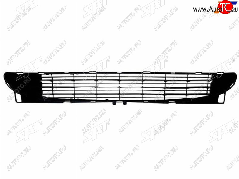 1 139 р. Нижняя решетка переднего бампера SAT  Peugeot 307 ( универсал,  хэтчбэк 3 дв.) (2001-2008) дорестайлинг, рестайлинг  с доставкой в г. Керчь