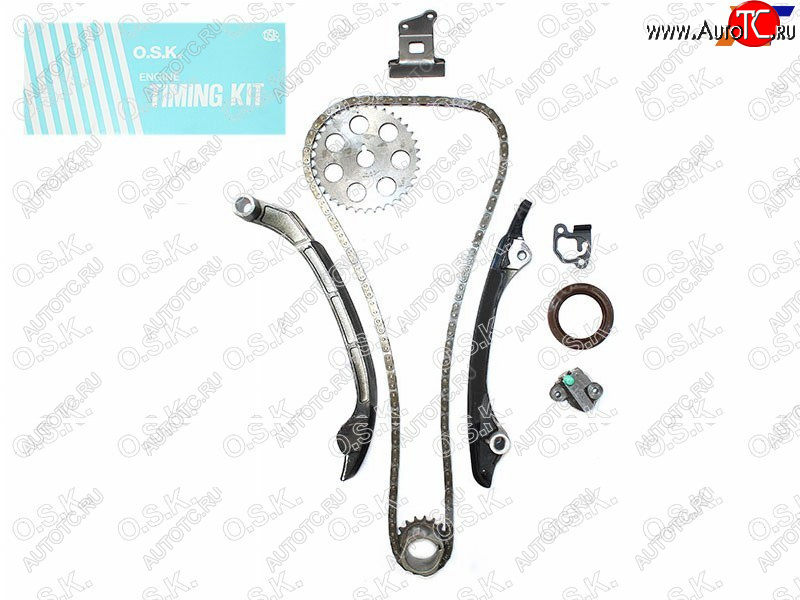 10 999 р. Комплект для замены цепи ГРМ TOYOTA DYNATOYOACEHIACEHILUXLC PRADO 2TR-FE 04- OSK T037K  с доставкой в г. Керчь