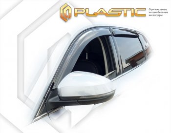 1 999 р. Дефлектора окон (рынок РФ) CA-Plastic Jetta VS7 (2019-2025) (серия Сlassic полупрозрачный, без хром. молдинга)  с доставкой в г. Керчь. Увеличить фотографию 2