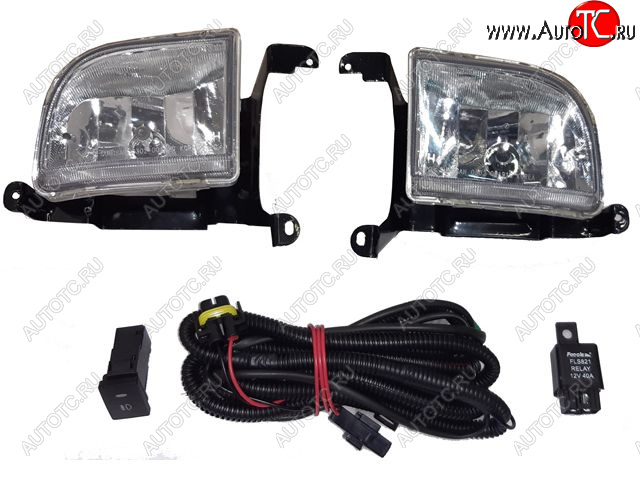 2 569 р. Противотуманные фары комплект (проводка, кнопка, пр-во Китай) BodyParts Chevrolet Lacetti седан (2002-2013)  с доставкой в г. Керчь