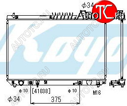 6 399 р. RX300 99-02 {TY Highlander 01- HarierKluger} РАДИАТОР ОХЛАЖДЕН AT 3 (1 ряд) BODYPARTS lxrx399-910  с доставкой в г. Керчь