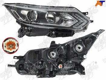 19 849 р. Фара Nissan Qashqai 17-22 (Справа) DEPO 215-11AKR-LDEM2  с доставкой в г. Керчь. Увеличить фотографию 2