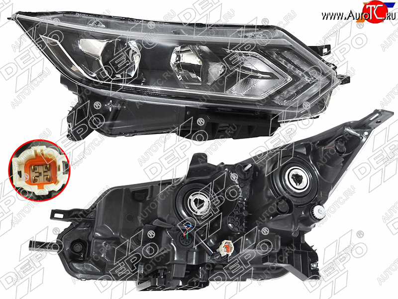 19 849 р. Фара Nissan Qashqai 17-22 (Справа) DEPO 215-11AKR-LDEM2  с доставкой в г. Керчь