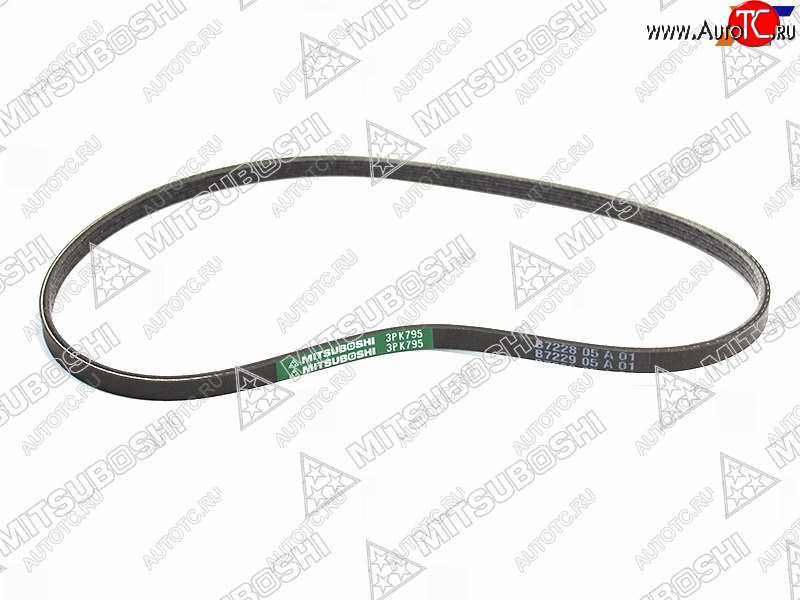 252 р. Ремень поликлиновой TOYOTA LITETOWNACE CR2#CR3# (PS) MZ CX-5 2.0 MITSUBOSHI 3PK795  с доставкой в г. Керчь
