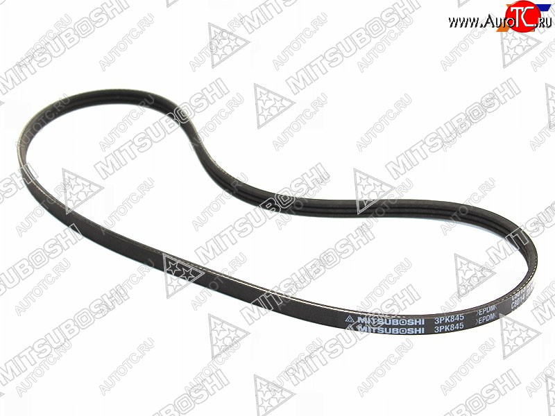 283 р. Ремень поликлиновой TOYOTA 2С CM5#CR2#CR3# NISSAN RB20DERB25DE C3334C35 (PS)                    MITSUBOSHI 3PK845  с доставкой в г. Керчь