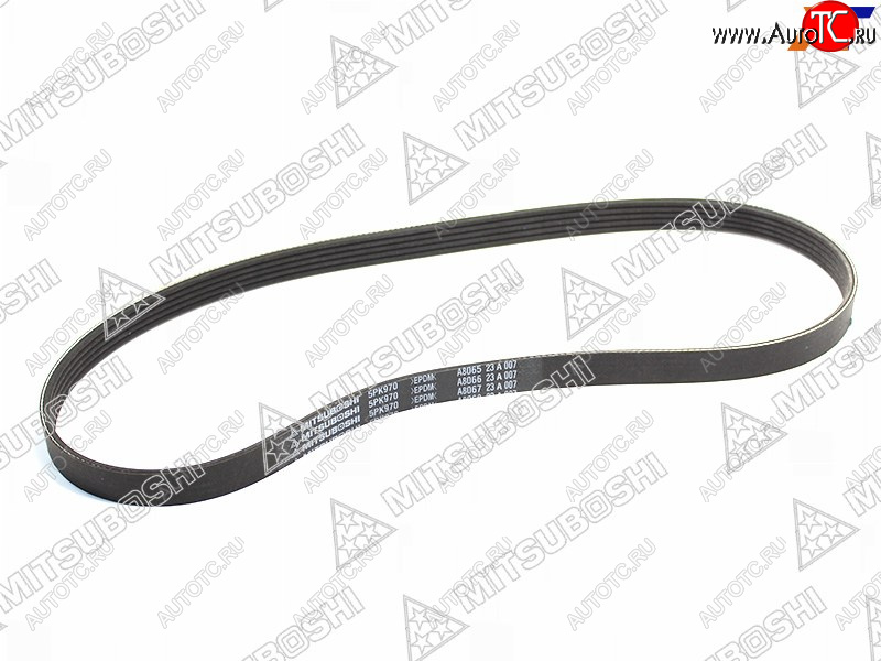 589 р. Ремень поликлиновой TOYOTA 4-7A-FE 90-99DAEWOO NEXIALANOS 1.31.5 MITSUBOSHI 5PK970  с доставкой в г. Керчь