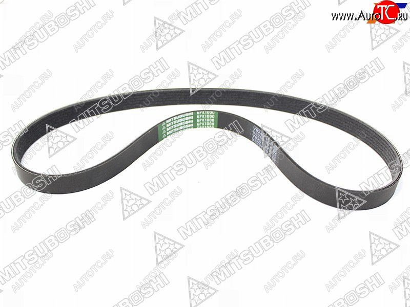 659 р. Ремень приводной SKODA OCTAVIA 1,6VW POLO 1,4AUDI A3 12- MITSUBOSHI 6PK1000  с доставкой в г. Керчь