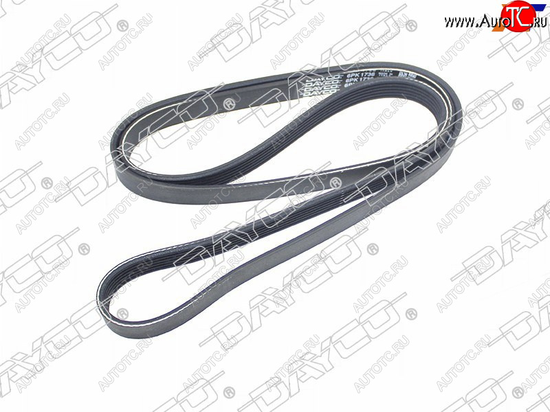 1 249 р. Ремень поликлиновой AUDI A1 1.4 10-A3 1.41.6 03-BMW E36 1.61.9 94-00VW JETTA 1.41.6 05-PASSAT DAYCO 6PK1736  с доставкой в г. Керчь