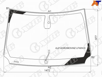 14 449 р. Стекло лобовое (Обогрев щеток Датчик дождя Молдинг) Jeep Compass 16- XYG AJ21AGNHMOVWZ LFW/H/X  с доставкой в г. Керчь. Увеличить фотографию 1