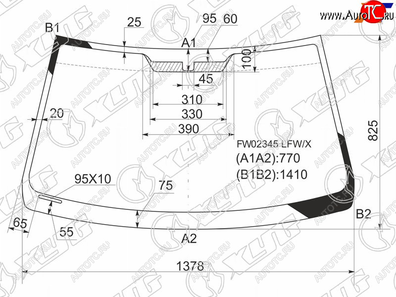 6 249 р. Стекло лобовое Lexus IS 98-05  Toyota Altezza 98-05 XYG FW02345 LFW/X  с доставкой в г. Керчь