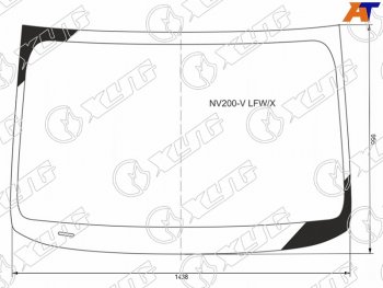 6 299 р. Стекло лобовое Mitsubishi Delica D:3 11-19  Nissan e-NV200 14-  NV200 09- XYG NV200-V LFW/X  с доставкой в г. Керчь. Увеличить фотографию 1