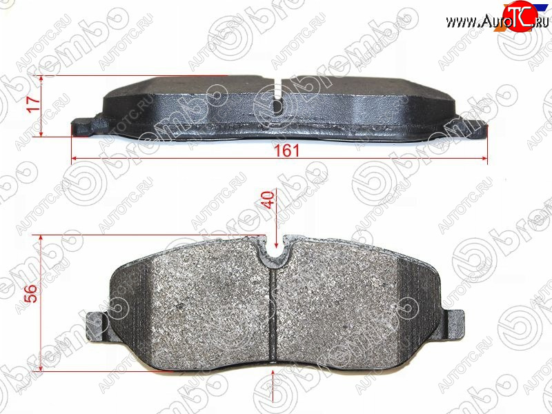 4 199 р. Колодки тормозные перед FR-FL SAT  Land Rover Discovery  3 L319 - Range Rover Sport  1 L320  с доставкой в г. Керчь