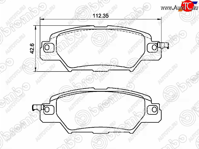 3 999 р. Колодки тормозные передние FL-FR SAT  Mazda CX-5  KF (2016-2025)  с доставкой в г. Керчь