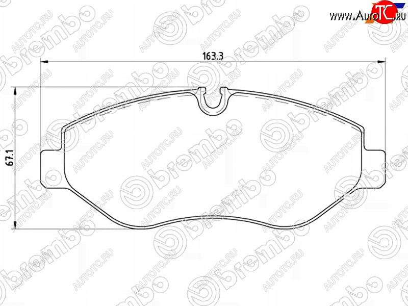 5 549 р. Колодки тормозные перед FR-FL SAT Mercedes-Benz Sprinter W910 (2018-2025)  с доставкой в г. Керчь