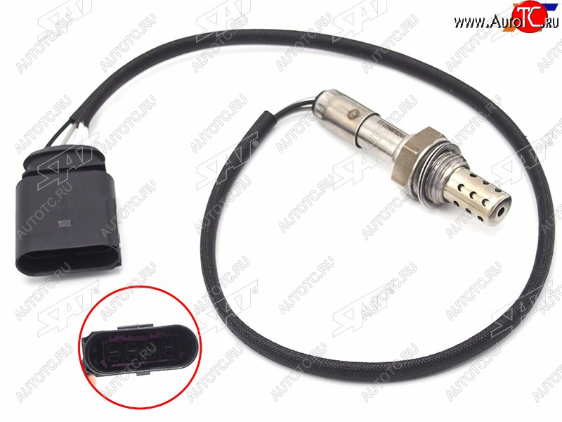 2 259 р. Датчик кислородный AUDI Q5 08-SKODA FABIAOCTAVIA 04-13VW POLO V 09-TOURAN 03-10POLO VI 20- SAT ST-036906262AA  с доставкой в г. Керчь
