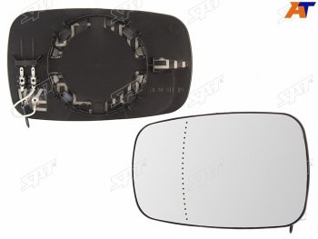 Полотно зеркала RENAULT MEGANE 02-08CLIO 05-09SCENIC 03-09 LH асферическое с обогревом SAT ST-121-0029