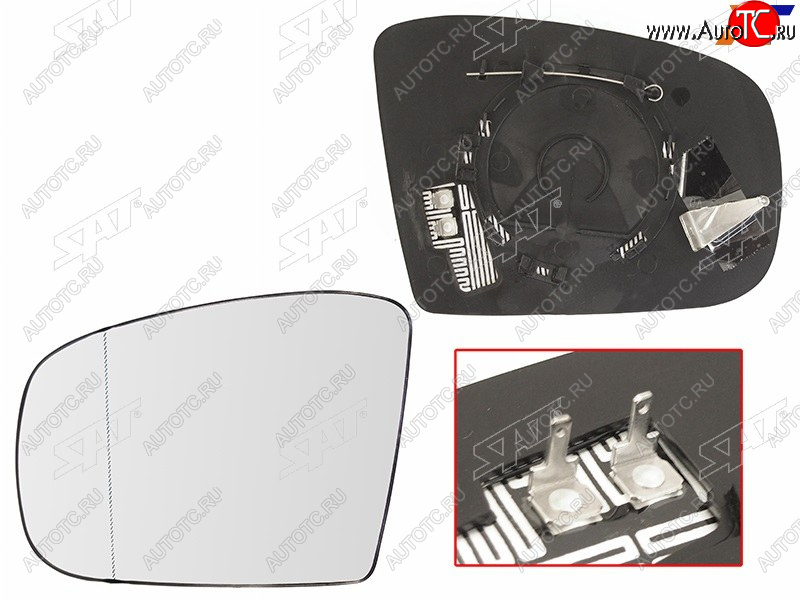 1 039 р. Полотно зеркала Mercedes-Benz M-Class 01-05  GL-Class 06-09  GLK-Class 08-12 (Слева Обогрев асфе SAT ST-121-0097  с доставкой в г. Керчь