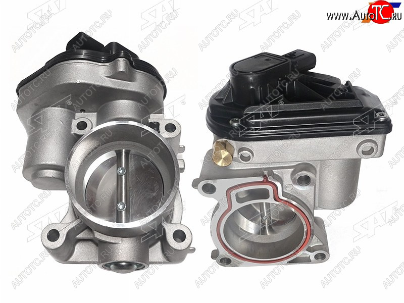 5 399 р. Дроссельная заслонка Ford Fiesta 02-08  Focus 04-11  Fusion 02-12  Mondeo 07-15 SAT ST-1537636  с доставкой в г. Керчь