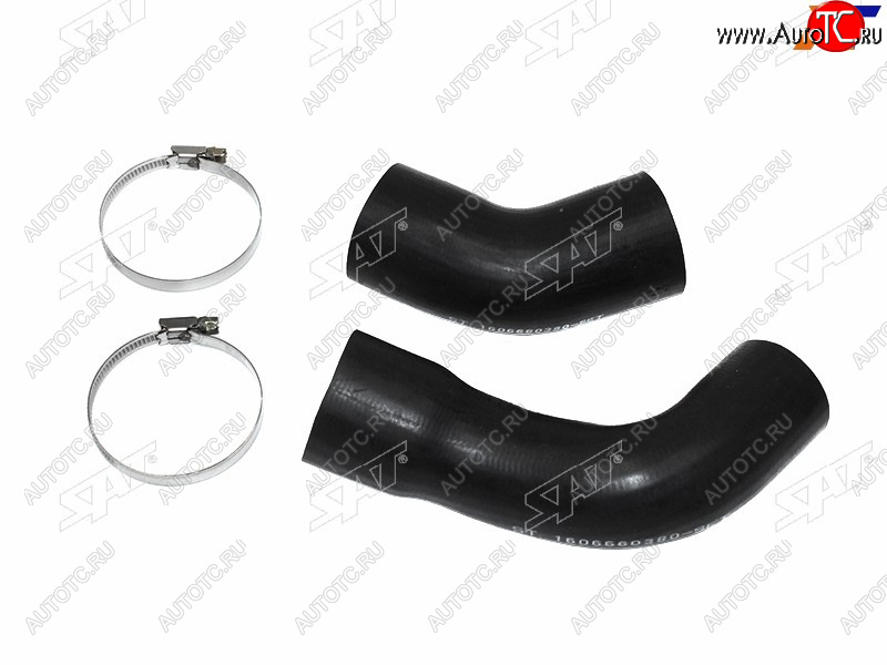 1 159 р. Патрубок интеркулера левый пластиковый CITROEN JUMPERFIAT DUCATOPEUGEOT BOXER 06-н.в.2,2D SAT ST-1606660380  с доставкой в г. Керчь