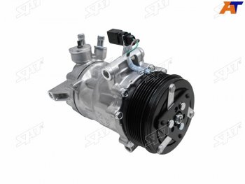 Компрессор кондиционера Skoda Rapid 20-  Volkswagen Polo 09-20 SAT ST-245-0002