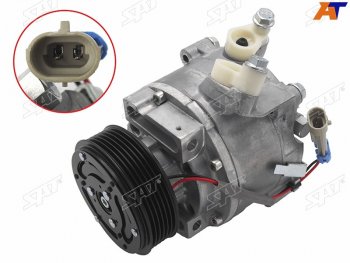 22 999 р. Компрессор кондиционера Chevrolet Aveo 11-15  Opel Mokka 12-19  Chevrolet Tracker 13-15  Opel Ada SAT ST-245-0007  с доставкой в г. Керчь. Увеличить фотографию 1