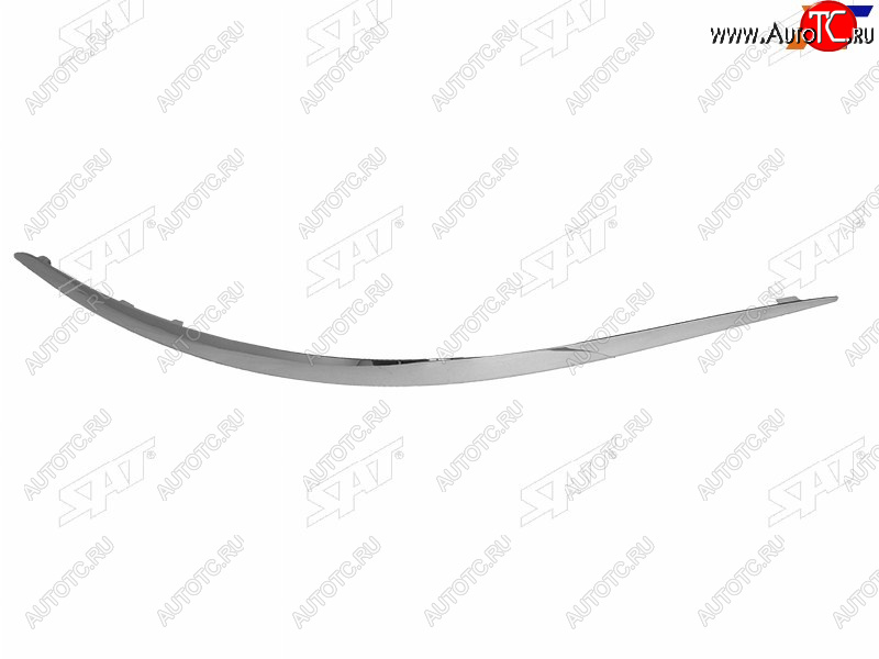 1 099 р. Молдинг бампера LH хром SAT  Mercedes-Benz E-Class  W211 (2006-2009) рестайлинг седан  с доставкой в г. Керчь