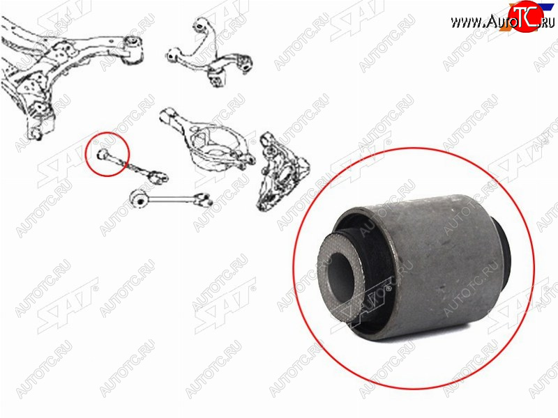 319 р. Сайлентблок Nissan Almera 95-00  Murano 02-16  Pathfinder 12-21  Teana 03-14  Infiniti QX60 14-1 SAT ST-55153-JN01A  с доставкой в г. Керчь
