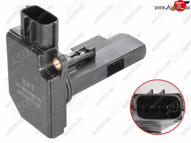 2 799 р. Датчик расхода воздуха MMC 4B1011124J114G154G644G696G7274756B31 1,8-3,0 SAT ST-MR985187  с доставкой в г. Керчь