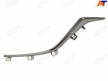 Левый молдинг решетки радиатора SAT Mazda 3/Axela  BM (2013-2016) дорестайлинг седан, дорестайлинг, хэтчбэк (хром)