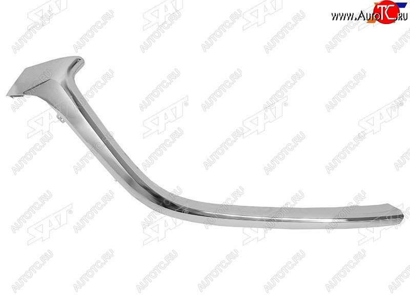 1 389 р. Правый молдинг решетки радиатора SAT Mazda 3/Axela BM рестайлинг, хэтчбэк (2016-2019) (хром)  с доставкой в г. Керчь