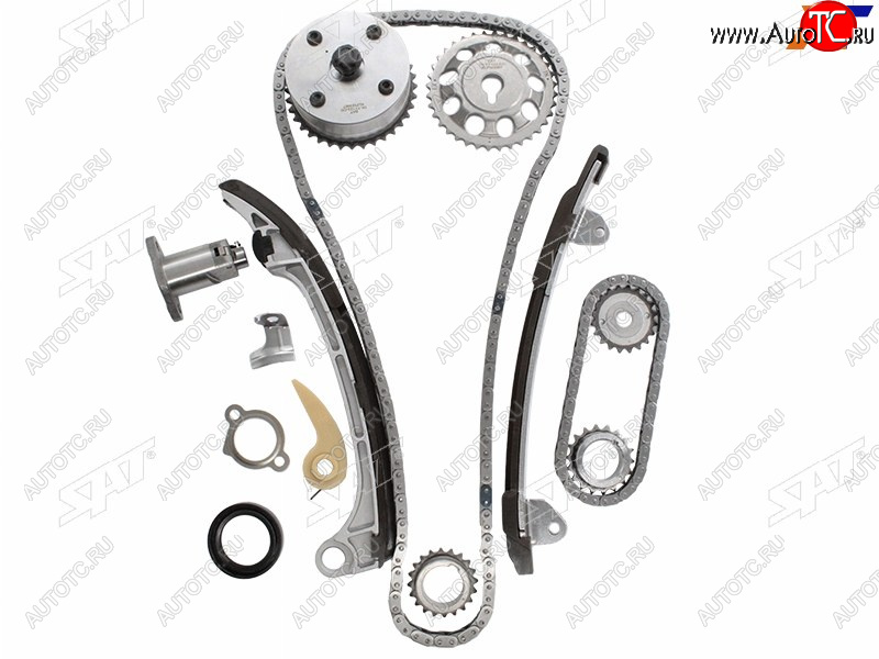 9 299 р. Комплект ГРМ TOYOTA 1AZ-FE2AZ-FE (VVT GEAR) 01- SAT TK-TY123-CD  с доставкой в г. Керчь