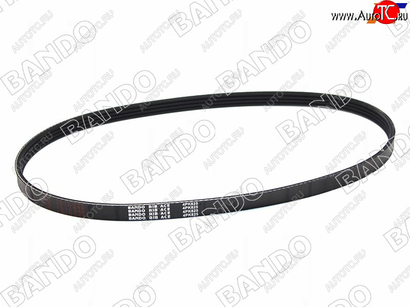 669 р. Ремень поликлиновой NISSAN SR1820 P11W10U13 (ALT-AC) YD25D R51MD40M 05-(PS) SUZUKI G16A VITARA 9 BANDO 4PK825  с доставкой в г. Керчь