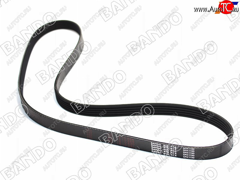 1 179 р. Ремень поликлиновой MITSUBISHI LANCER X 1,5 CY2A 07-(ALT+AC)TOYOTA 2C-3CE CE10#11# (AC)            BANDO 5PK1190  с доставкой в г. Керчь