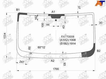5 999 р. Стекло лобовое PEUGEOT BOXER IIFIAT DUCATO IICITROEN JUMPER II 06-                                 KMK FATT0008  с доставкой в г. Керчь. Увеличить фотографию 1
