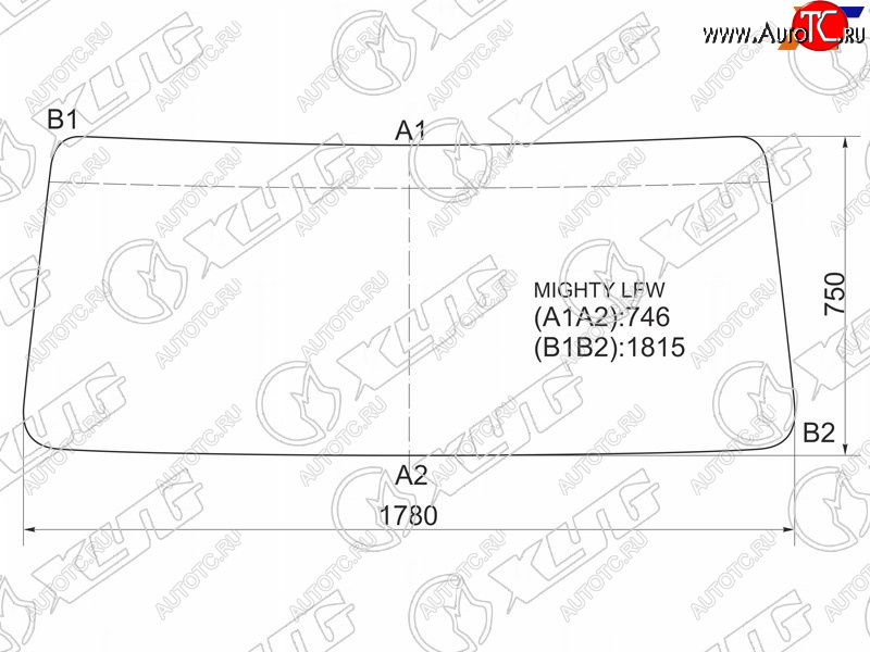 6 249 р. Стекло лобовое Hyundai HD65 99-18  HD72 99-18  HD75 99-18  HD78 99-18 XYG MIGHTY LFW  с доставкой в г. Керчь