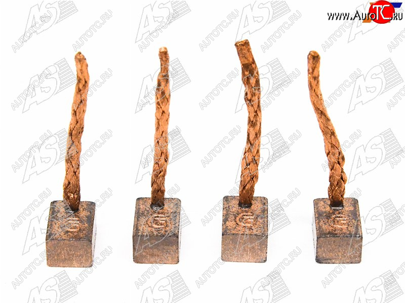 379 р. Щетка генераторастартера 4 шт. HONDA JAZZ II 1.2 02-06TOYOTA Yaris IIIII 1.0 05-                  AS-PL SB6005  с доставкой в г. Керчь