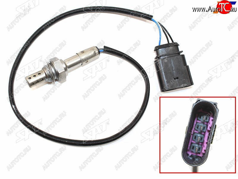 2 349 р. Датчик кислородный VAG OCTAVIA 97-10FABIA 99-07CADDY 95-04GOLF 97-05 SAT ST-06A906262  с доставкой в г. Керчь