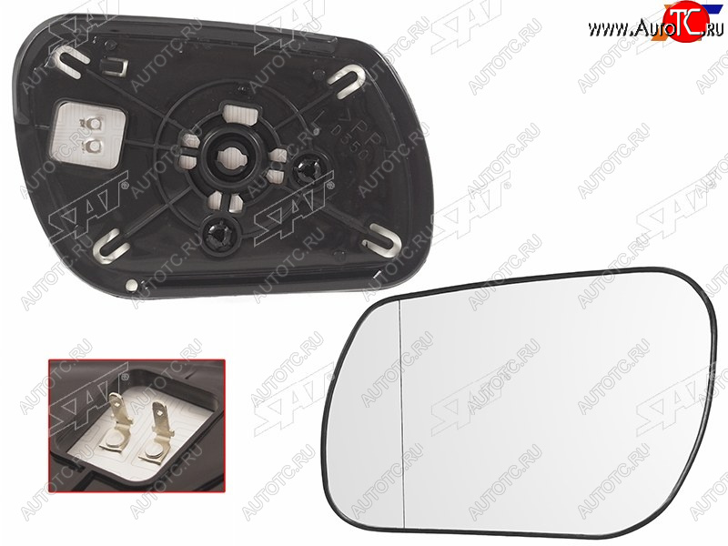 899 р. Полотно зеркала MAZDA 3 03-08 LH с обогревом                                                         SAT ST-121-0125  с доставкой в г. Керчь