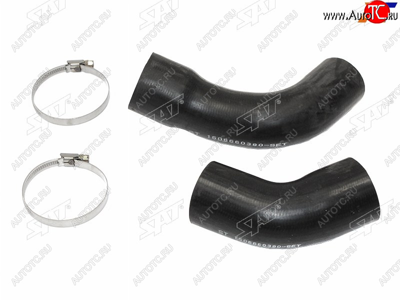1 799 р. Комплект патрубов интеркулера левый CITROEN JUMPERFIAT DUCATOPEUGEOT BOXER 06-н.в.2,2D SAT ST-1606660380-SET  с доставкой в г. Керчь