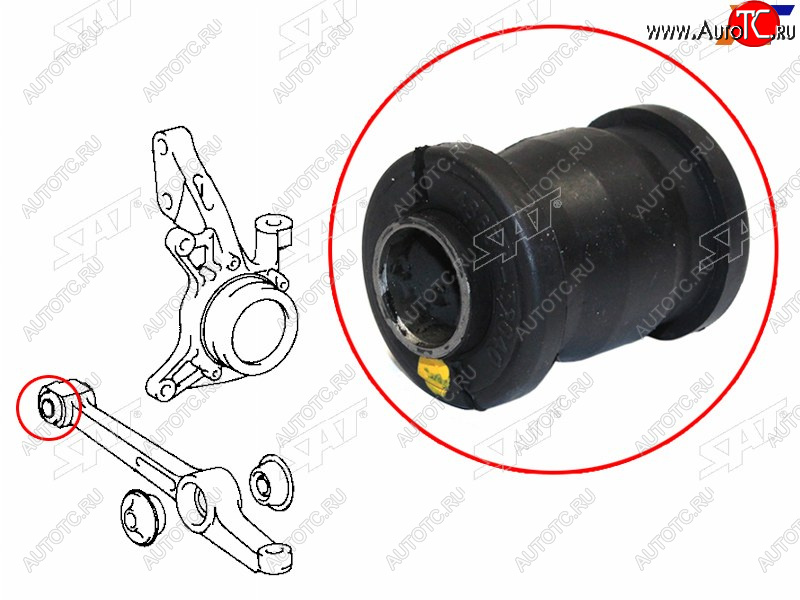 252 р. Сайлентблок Toyota Camry Japan 94-98  Vista 90-98  Camry UAEUSA 91-96 (Перед) SAT ST-48654-32040  с доставкой в г. Керчь